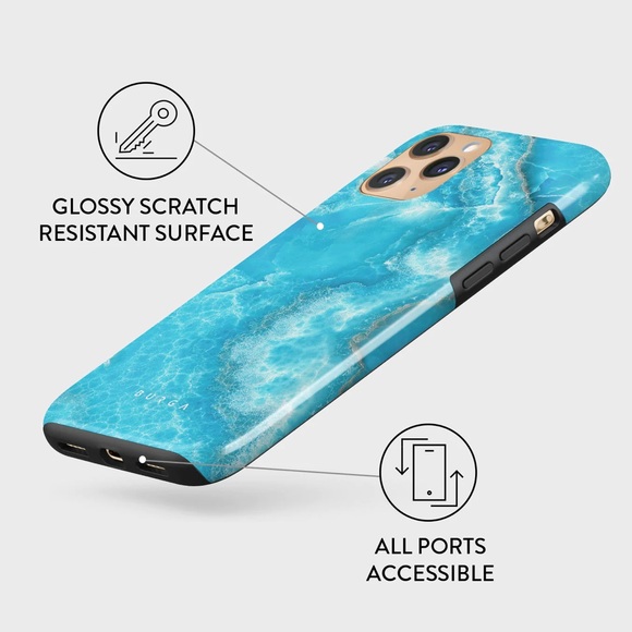 Burga Ocean Waves iPhone 11 Pro Tough Case - Picture 3 of 11